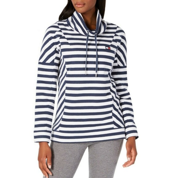 tommy hilfiger funnel neck sweatshirt